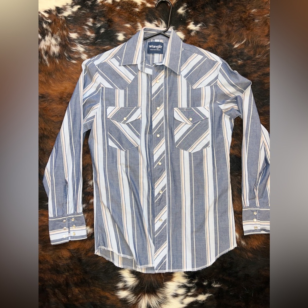 Vintage Wrangler Men’s Rodeo Pearl Snap Shirt